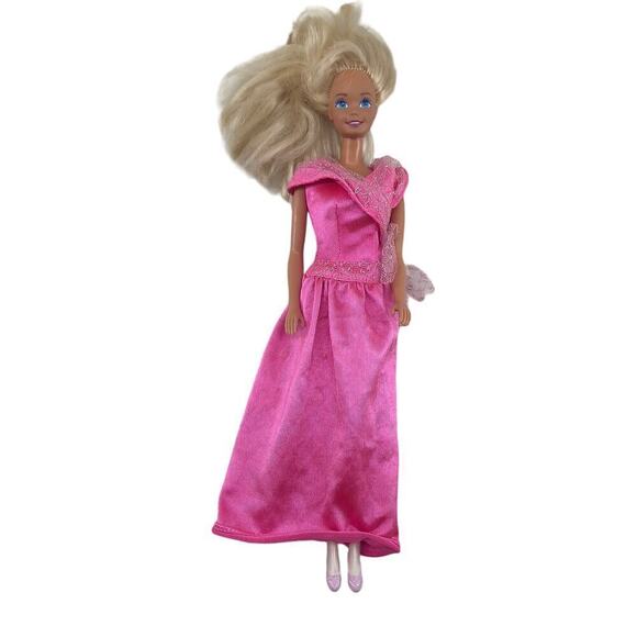 Barbie Other - Barbie Blonde Hair Blue Eyes Barbie Dress 1976 Head 1966 Body Vintage Mattel